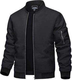 33,000ft Men's Hooded Softshell Jacket Waterproof Lightweight Insulated Windbreaker Fleece Lined Rain Shell Jacket