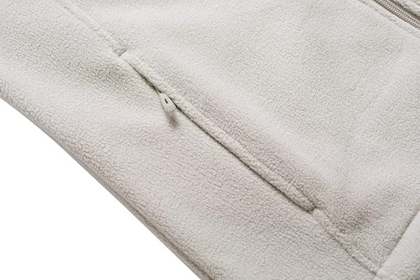 GIMECEN Women's Lightweight Full Zip Soft Polar Fleece Jacket Outdoor Recreation Coat With Zipper Pockets - Image 4